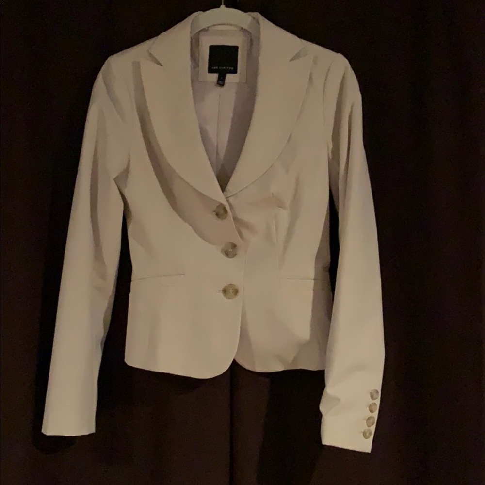 The Limited cream suit jacket (size 0)